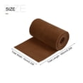 thumbnail image 2 of Uxcell PU Synthetic Leather, Soft Faux Frosted Leather Sheet 160x10cm/5.25x0.33ft Brown for DIY Handicraft, 2 of 5