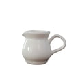 thumbnail image 1 of Ceramic Small Coffee Ware Cream Pitcher White Sauce Pot Drain Pot For Sauces, Dressing And Creamer, 1 of 6