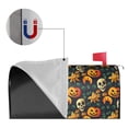 thumbnail image 5 of Bingfone Halloween Skull Magnetic Mailbox Cover Standard Size for Garden Yard Outdoor Decorations-21x18 in, 5 of 9