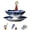1PC*A, variant on Umbrella Tea Infuser, Ceramic Umbrella Tea Strainer and Diffuser with Rotating Design, Umbrella Shaped Loose Leaf Tea Filter for Brewing Cups and Teapots