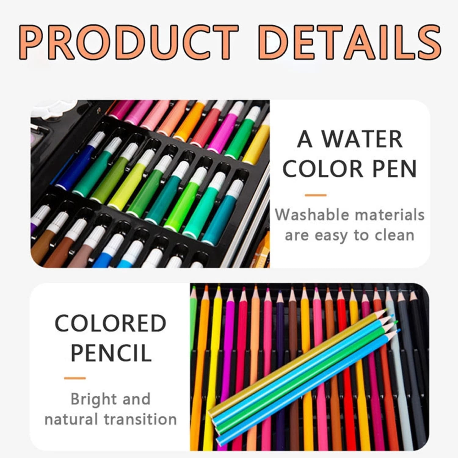 150PCS Art Drawing Set Kit For Kids Children Teens Adults Supplies Paint Pencil