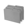 thumbnail image 1 of Continental Letter size File Folders. Gray colour, 12 count, 1 of 3