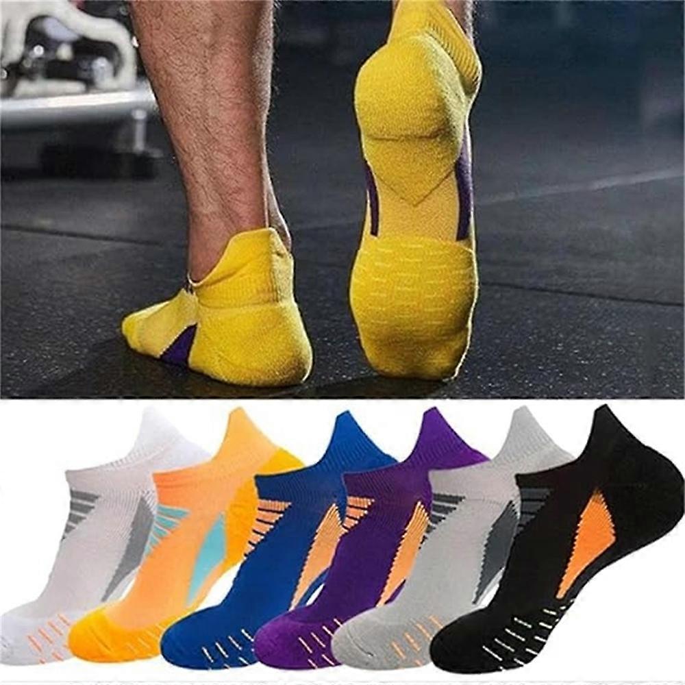Chaussettes Sport épaisses Rembourrées Homme - 5 Paires - Respirantes, Anti-odeurs - Pour Running, Travail Debout - 10