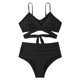 thumbnail image 1 of Conjunto de bikini para mujer, traje de baño cruzado de dos piezas para mujer, bikini envolvente, 1 of 5