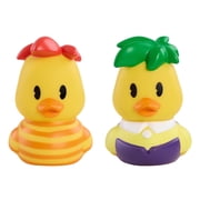 Duckalooz Character Duck Toy Figures 2-Pack, Phineas and Ferb, Collectible Ducks for Play and Display, Novelty Gift Toy Set Kids Ages 2+