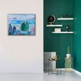 thumbnail image 6 of Epic Graffiti 'Thoughts of Blue' by Hooshang Khorasani, Canvas Wall Art, 34"x26", 6 of 8