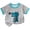 Gray, variant on Boys Short Sleeve Shirts Kids Summer Crewneck T-Shirts Casual Tops Tees for Toddler Boys 2T 3T 4T Blue,6-12 Months