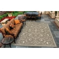 thumbnail image 6 of Couristan 5.75' x 9' Taupe Rectangular Polypropylene Area Throw Rug, 6 of 6