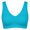 Blue, variant on Seamless Support Wireless Comfort Bra - 3pc - Breathable Mesh Design, Anti-Chafing, Removable Pads, & Versatile Stretch Sports Freedom Bra - Nude - Small - 5 Star Super Deals