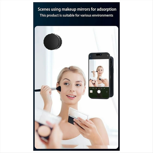 Soporte Inteligente para Teléfono de Coche, Adsorción Magnética Al Vacío, Soporte para Coche, Rotación Universal de 360°, Adsorción de Doble Cara