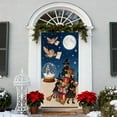 thumbnail image 6 of Holiday Christmas Door Cover, Stereoscopic Embroidery Door Curtain, Durable Reusable Decor, Perfect for Home Door and Wall to Celebrate Christmas Festivities, B, 1pcs, 6 of 6