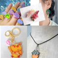 thumbnail image 4 of Heat Shrink Plastic Sheet Kit Shrink Papers 25 PCS Large Shrink Film Papers with 100 PCS Keychains for Kids (11.4x8inch), 4 of 5