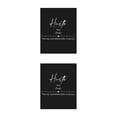 thumbnail image 1 of Injueey Carteles con letras en blanco y negro Arte de pared inspirador Entrepreneur Office Hustle Ajetreo 2Conjunto, 1 of 6