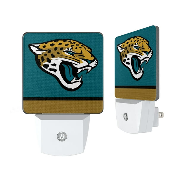 Jacksonville Jaguars Stripe Design Nightlight 2-Pack