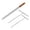 B, variant on 3Pcs Stainless Steel Crepe Spreader And Spatula T Shape Pancake Batter Spreader With Wooden Handle Turner Non Stick Flatbread Making For Home Kitchen Breakfast Silicone Baking Mat Sheets Air Fryer