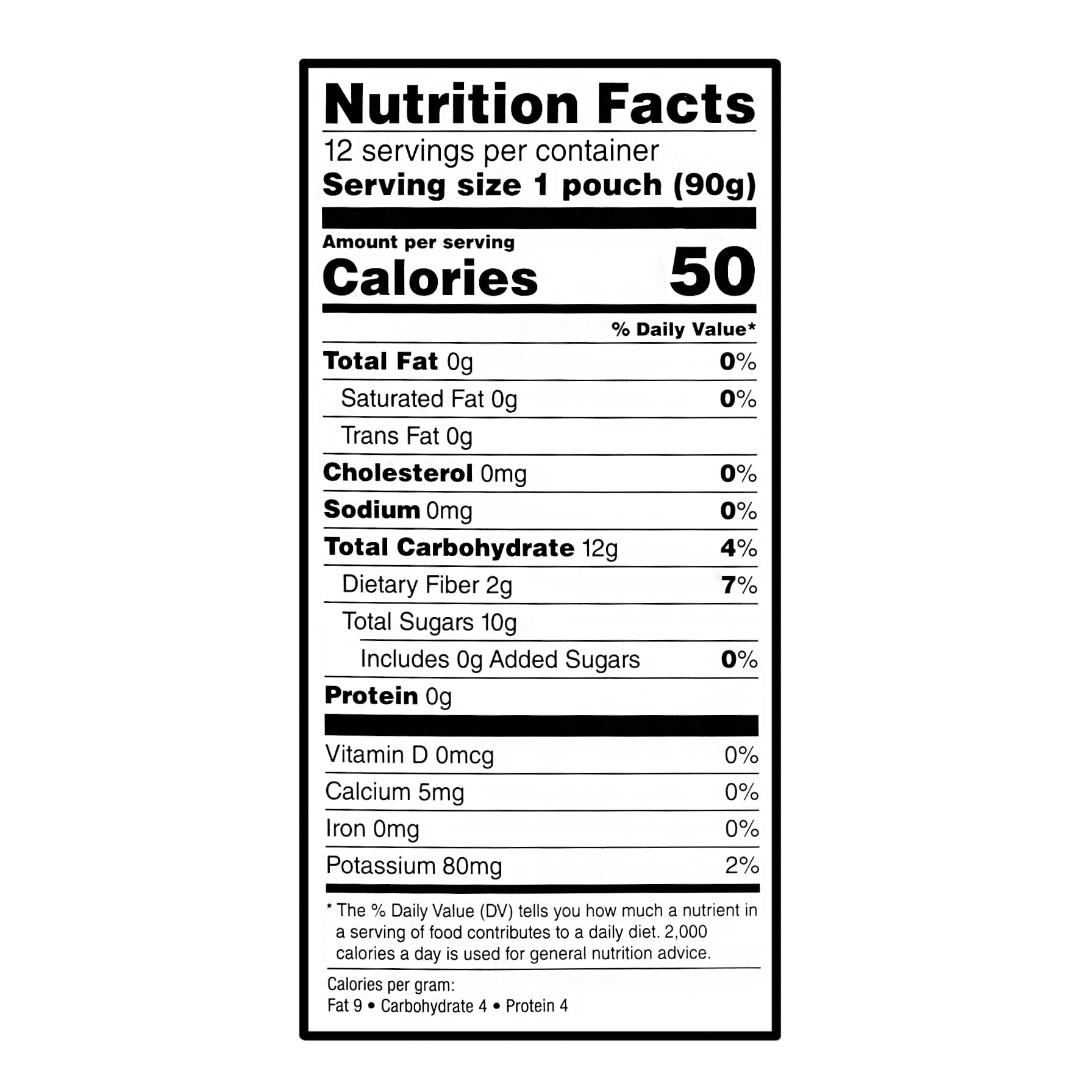 Great Value Organic Unsweetened Applesauce, 3.2 oz, 12 Pouches