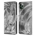 thumbnail image 1 of Head Case Designs Officially Licensed Ruth Thompson Dragons Silver Ice Leather Book Wallet Case Cover Compatible with Apple iPhone 11 Pro Max, 1 of 6