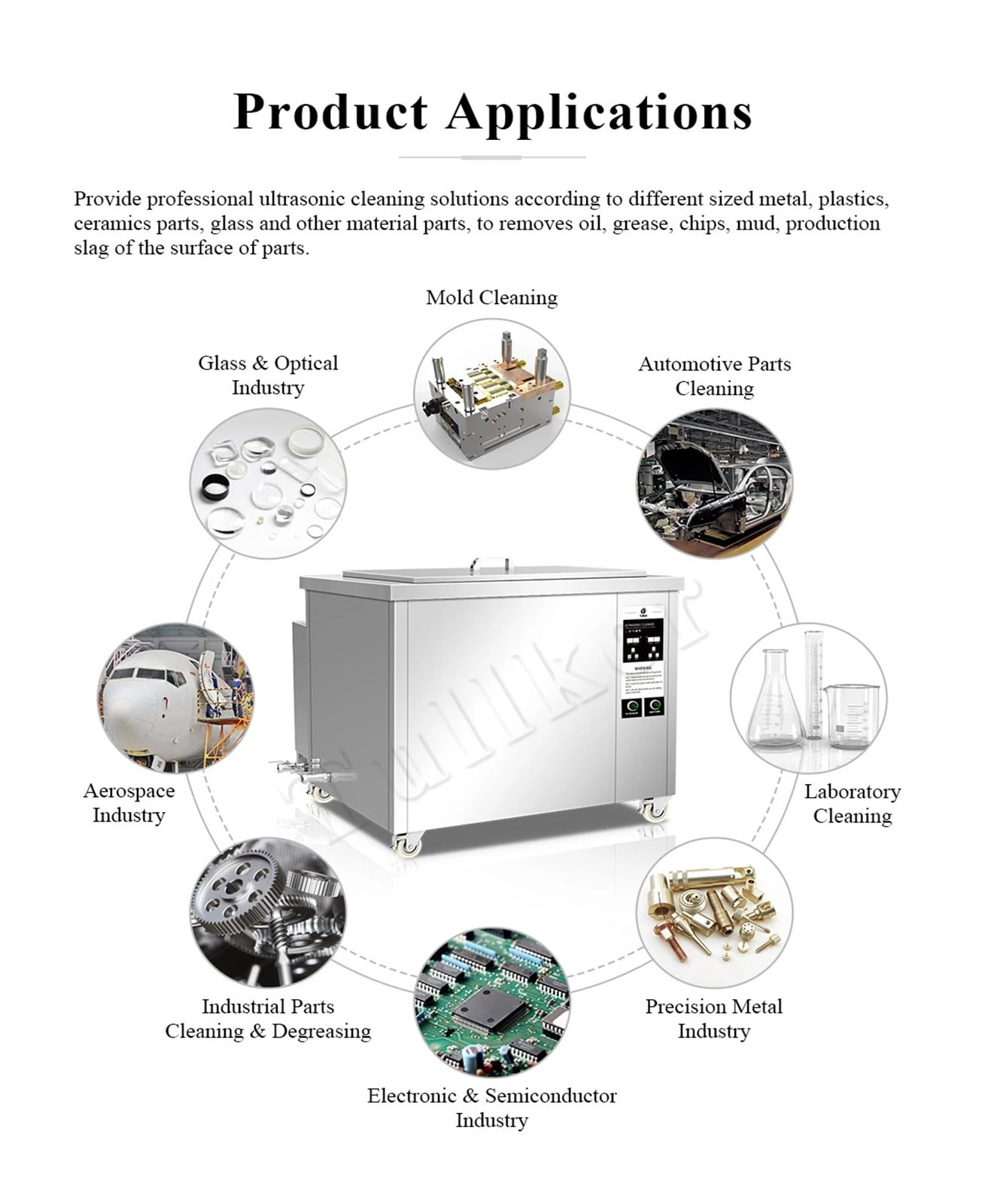 Ultrasonic Cleaning Machine 88L Filter Bearing Ultrasound Cleaner Hardware Engine Remove Oil Rust Cylinder Head