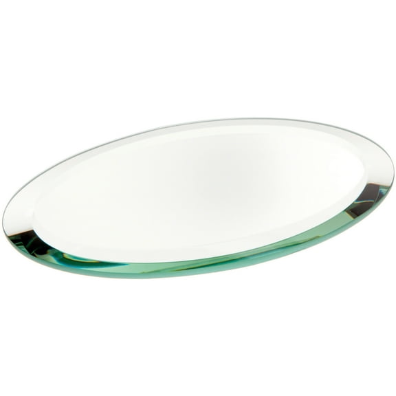 Plymor 4" x 6" Oval, 5mm Thick Beveled Glass Mirror