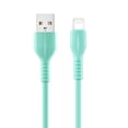 thumbnail image 1 of Câble de Chargement 2A Cordon de Charge Rapide en Silicone USB-A vers Interface iOS Cordon de Chargeur de Synchronisation de Données Compatible avec Appareils iOS 1 M/3 Pi, 1 of 6