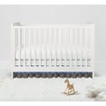thumbnail image 3 of Bacati - 3 Layers Ruffled Crib or Toddler Bed Skirt or Dust Ruffle, 3 of 30