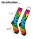 thumbnail image 2 of Fotbe Multicolored Beautiful Flower Calcetas Divertidas Estampadas para Hombre y Mujer, Calcetas de Algodón hasta la Rodilla para Caminar, Correr, Enfermería y Embarazo, 2 of 6