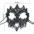 thumbnail image 3 of Maojin Decoración de Halloween Disfraz de Halloween Dragongod Yaksha Tengu Diente Skullmask, 3 of 3
