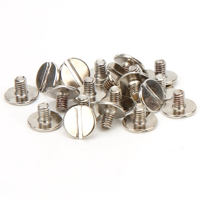 Rivet 20 Set Brass Rivet Account Book Connecting Screws Notebook Binding Belt Studs