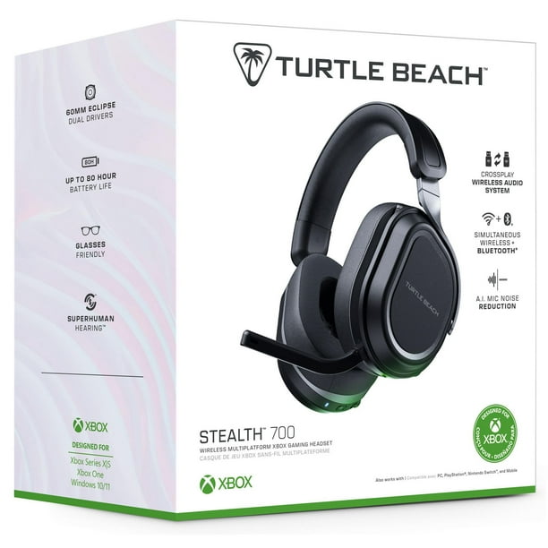 Turtle Beach® Stealth™ 700 – Black Xbox® Series X|S, Xbox® One, PC
