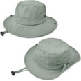 thumbnail image 2 of 1Pack Outdoor Kids Sun Hat UPF 50+ Quick Dry Foldable Bucket Hat Lightweight Adjustable Fishing Safari Hat for Girls and Boys, 2 of 6