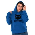 thumbnail image 3 of Cattitude Funny Cat Ladies Pet Lovers Hoodie Sweatshirt Women Brisco Brands S, 3 of 6
