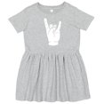 thumbnail image 3 of Inktastic Rocker Horns Girls Toddler Dress, 3 of 5