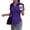 28# Purple, variant on Shirts for Women Ruched Front Short Sleeve Button Down Slim Fit Shirt Collar Curved Hem Office Blouse Business Casual Dress Top Pink M