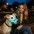 thumbnail image 4 of Soft Breathable Dog Muzzle, Adjustable Mesh Soft Breathable Dog Muzzle for Small Medium Large Dogs, Prevents Barking Chewing Biting, Allows Panting Drinking for Grooming Vet Visits, 4 of 8
