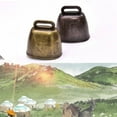 thumbnail image 4 of 4PCS Cow Horse Sheep Grazing Copper Bells Small Brass Bells Cattle Goat Farm Loud Bronze Bell Long Distance Horse Sheep Iron Bells, 4 of 6