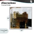 thumbnail image 4 of Stupell Industries Modern Natural Abstract Earth Tones White Framed Giclee Art, 24 x 24, by Danhui Nai, 4 of 8