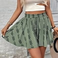 thumbnail image 5 of UDAUDU Women's Flowy Summer Shorts High Waisted Casual Dressy Shorts Comfort Loose Fit Beach Vacation Outfits Green S, 5 of 7