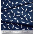 thumbnail image 2 of Soimoi Rayon Crepe Fabric Floral & Cat Animal Print Sewing Fabric Yard 46 Inch Wide, 2 of 3