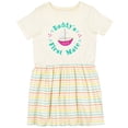 thumbnail image 3 of Inktastic Daddys First Mate (girl) Girls Toddler Dress, 3 of 5