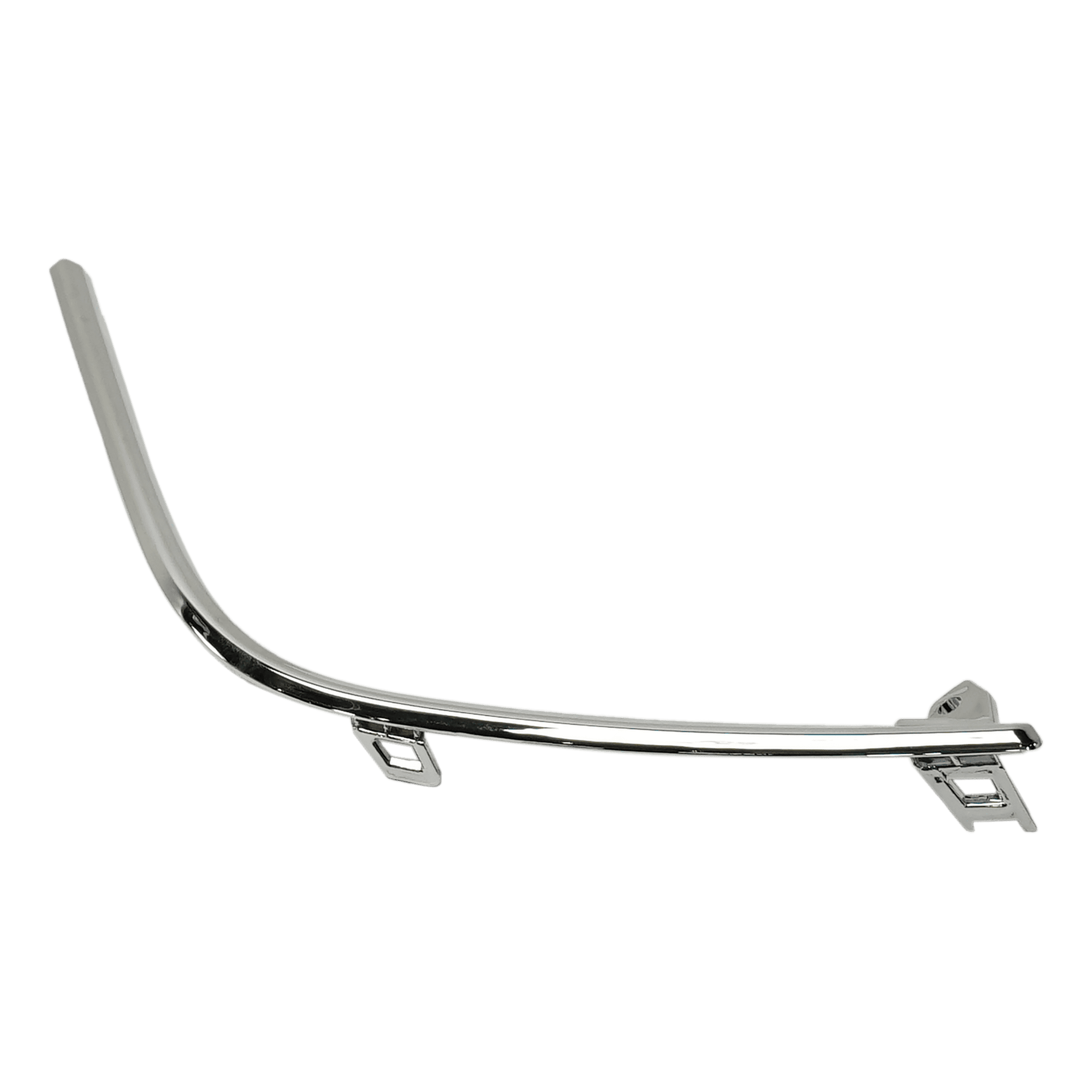 Bumper Trim Compatible With 2017-2019 Toyota Highlander Rear, Left Driver Side, Upper Chrome
