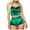Green, variant on Ladies Lingerie Set,Women Strappy Babydoll Lingerie Satin Pajama Set Camisole with Shorts 2 Piece Sleepwear,Black,S