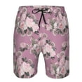 thumbnail image 4 of Naloa Rose Flowers Men's Beach Shorts, Surfing shorts, Swim trunks, Quick Dry Swim Trunks for Surfing Beach Fun - Medium, 4 of 9