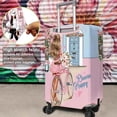 thumbnail image 4 of Travel Luggage Cover Suitcase Girl Protector Storage Fits 18-32 Inch Luggage Flower Luggage Protector Wheel Covers Patterned Travel with Pocket Elastic Luggage Anti-scratch Suitcase Cover XL, 4 of 6