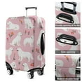 thumbnail image 5 of White Dogs and Pioneer Flower Luggage Cover Fashion Suitcase Cover Baggage Covers Fit 25-28 Inch Luggage (Go Travel), 5 of 5