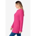 thumbnail image 5 of Woman Within Plus Size Long-Sleeve Crewneck Soft Waffle Knit Thermal Shirt, 5 of 6