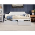 thumbnail image 4 of AFI Cambridge Twin Wood Daybed with Set of 2 Drawers in White, 4 of 5