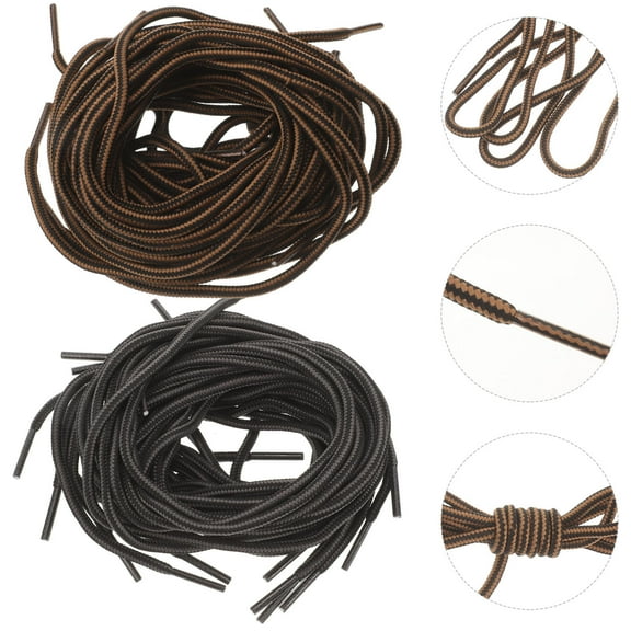 PBPBOX 10Pairs Rope Shoelaces for Walking Shoes Durable Shoe Accessories