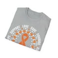 thumbnail image 4 of Leukemia Cancer Awareness Facts Orange Ribbon Month TShirt, 4 of 6