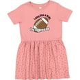 thumbnail image 3 of Inktastic Football Like a Girl Girls Toddler Dress, 3 of 5