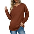 thumbnail image 3 of Fantaslook Sweatshirts for Women Crewneck Casual Long Sleeve Shirts Tunic Tops, 3 of 10